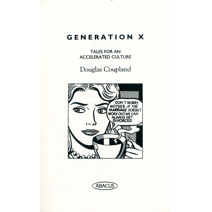 [Hàng thanh lý miễn đổi trả] Generation X : Tales for an Accelerated Culture (Paperback)