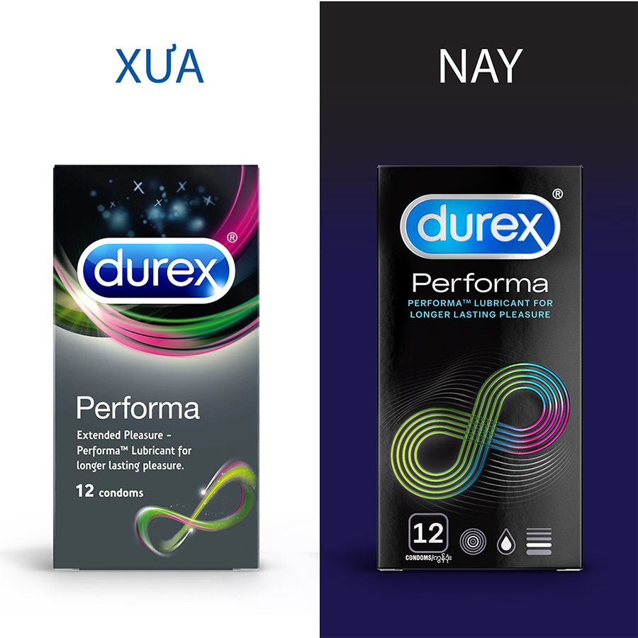 Bao cao su Durex Performa 12 bao - QuaTangMe Extaste