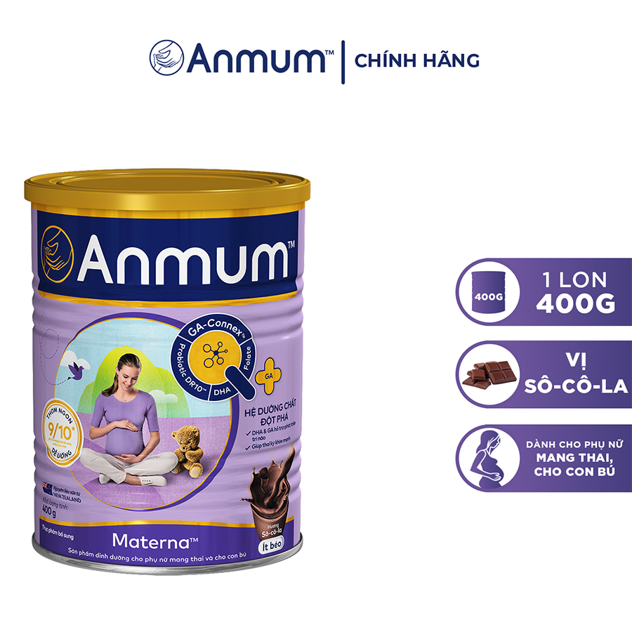 Sữa Bột Dành Cho Mẹ Bầu Anmum Materna Hương Chocolate 400g