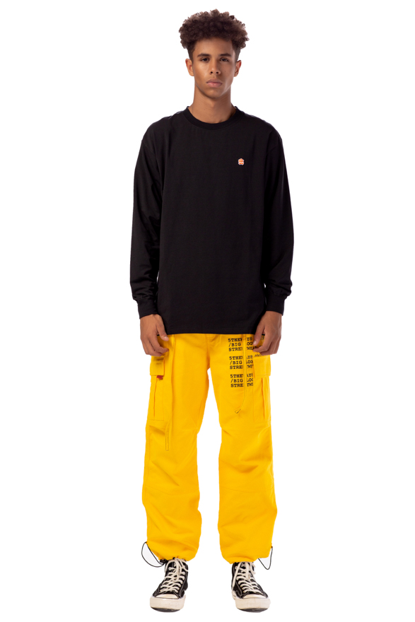 Áo Thun Đen Tay Dài Logo Cam aka 5THEWAY 5TW/RTW LS TRADITIONAL FIT TEE in BLACK/ORANGE
