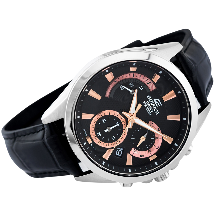 Đồng hồ nam dây da Casio Edifice chính hãng EFV-580L-1AVUDF