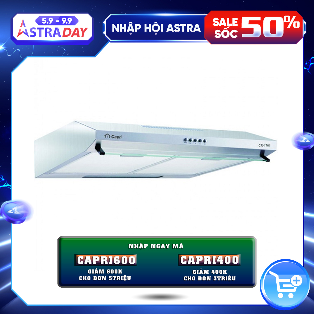 Máy hút mùi cổ điển Capri CR-170I | Hàng chính hãng