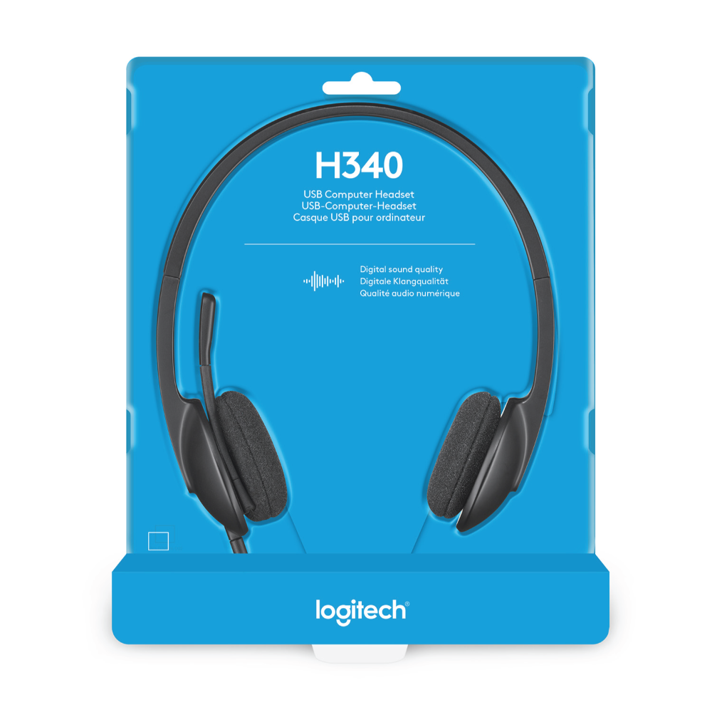 Tai nghe có dây Logitech H340 - Hàng chính hãng