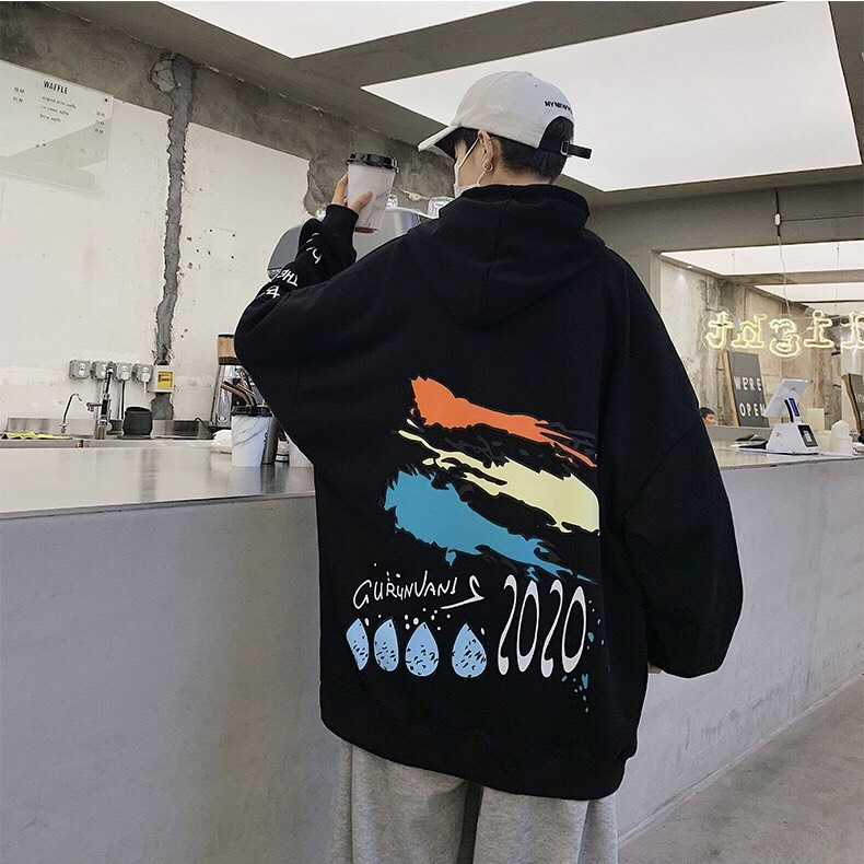 Áo hoodie unisex form rộng WIND Nỉ Ngoại 2020 Swag, áo hoodie ullzang WIND