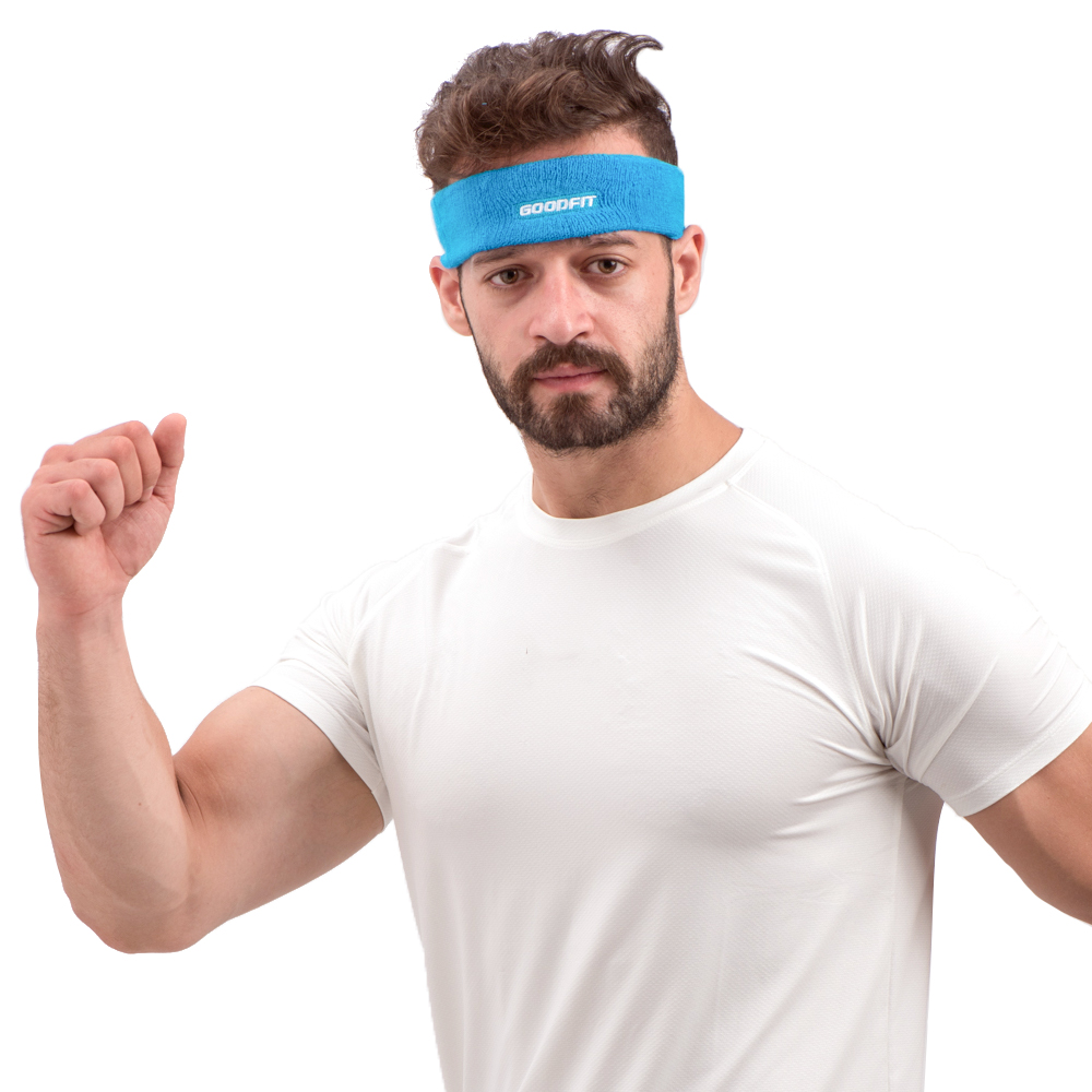 Hình ảnh Băng đô, băng trán thể thao headband thấm hút mồ hôi nam nữ GoodFit GF802SB