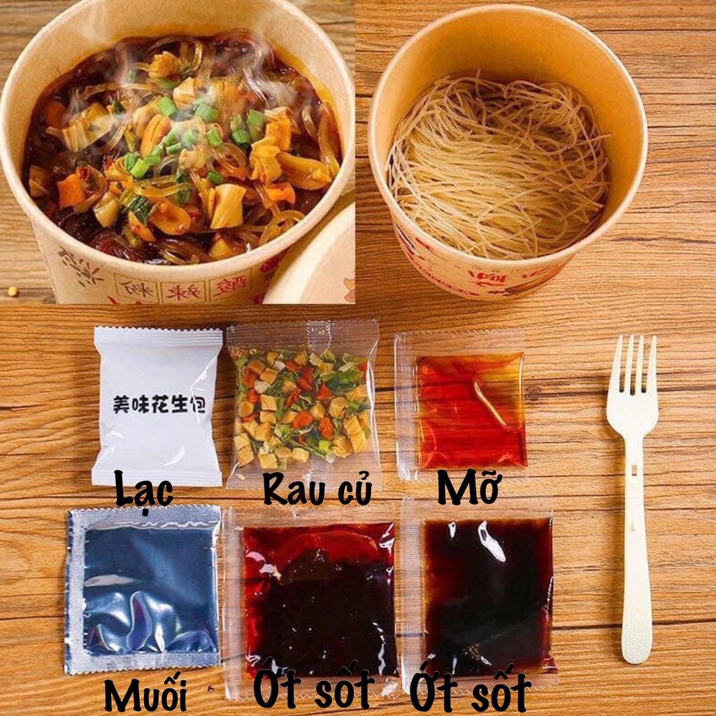 Thùng 6 hộp Miến Chua Cay Trùng Khánh - chính hãng JUNJIE