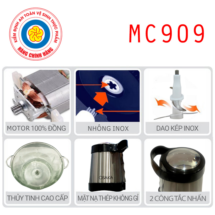 Máy xay thịt Osaka MC909