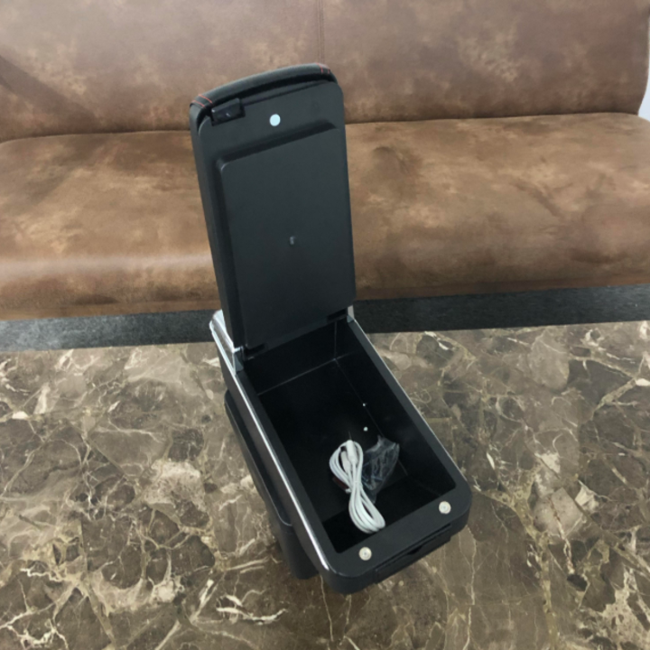 Hộp tỳ tay dành cho xe hơi, ô tô Hyundai Accent 2011-2015, Hyundai Kona 2018-2020 và Hyundai Verna tích hợp 7 cổng USB DUSBV
