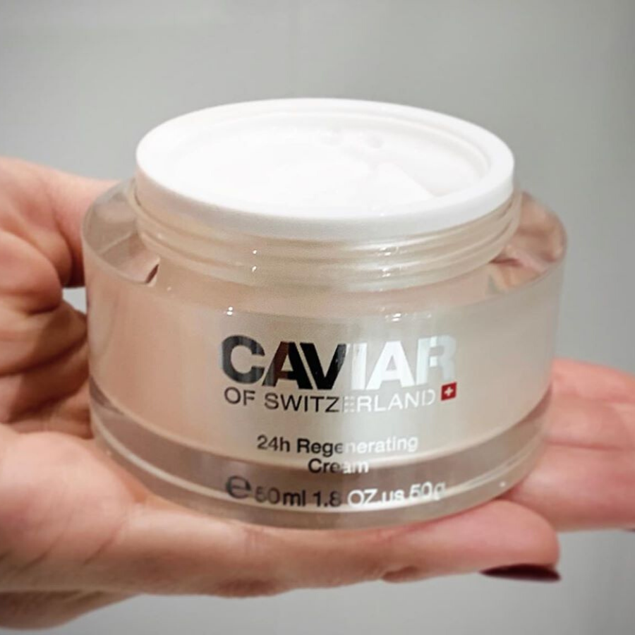 Bộ dược mỹ phẩm chống lão hóa Caviar of Switzerland cho da mặt và vùng mắt