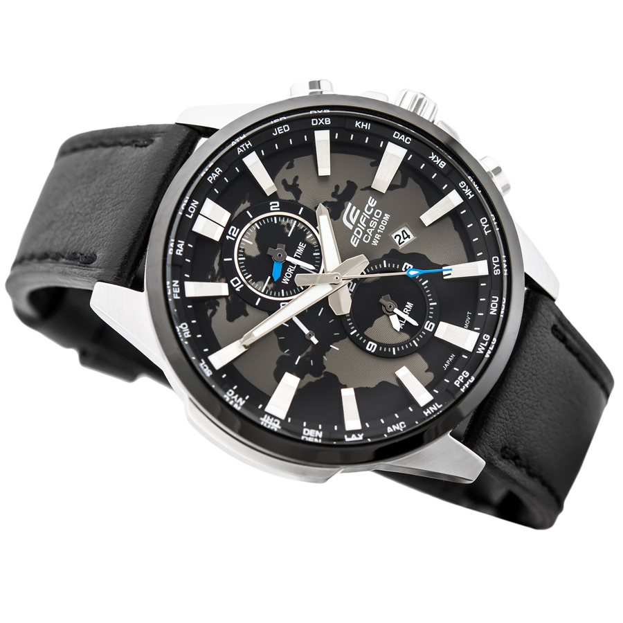 Đồng hồ nam dây da Casio Edifice chính hãng EFR-303L-1AVUDF