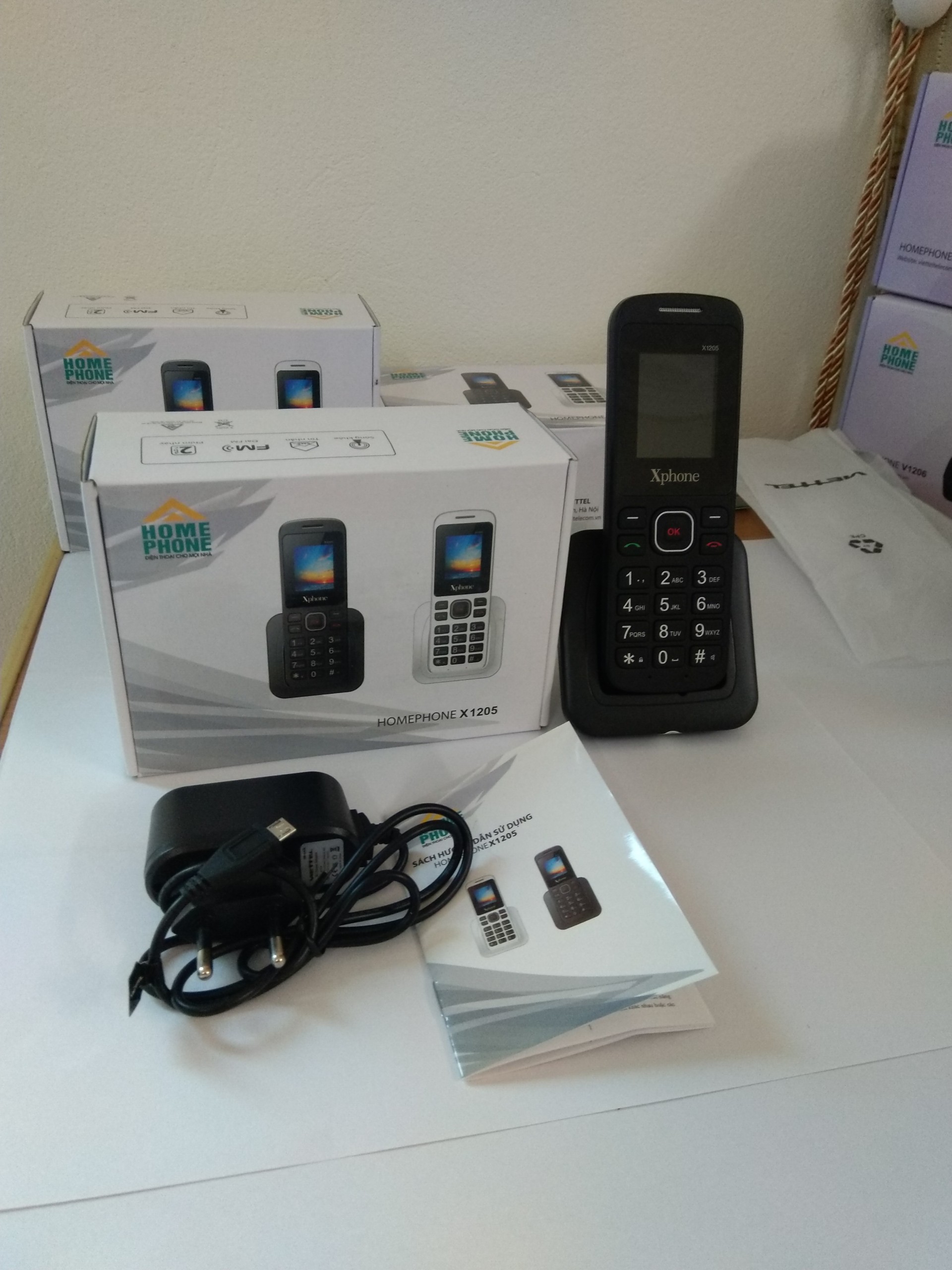 Điện thoại bàn Homephone Viettel cầm tay - Hàng chính hãng