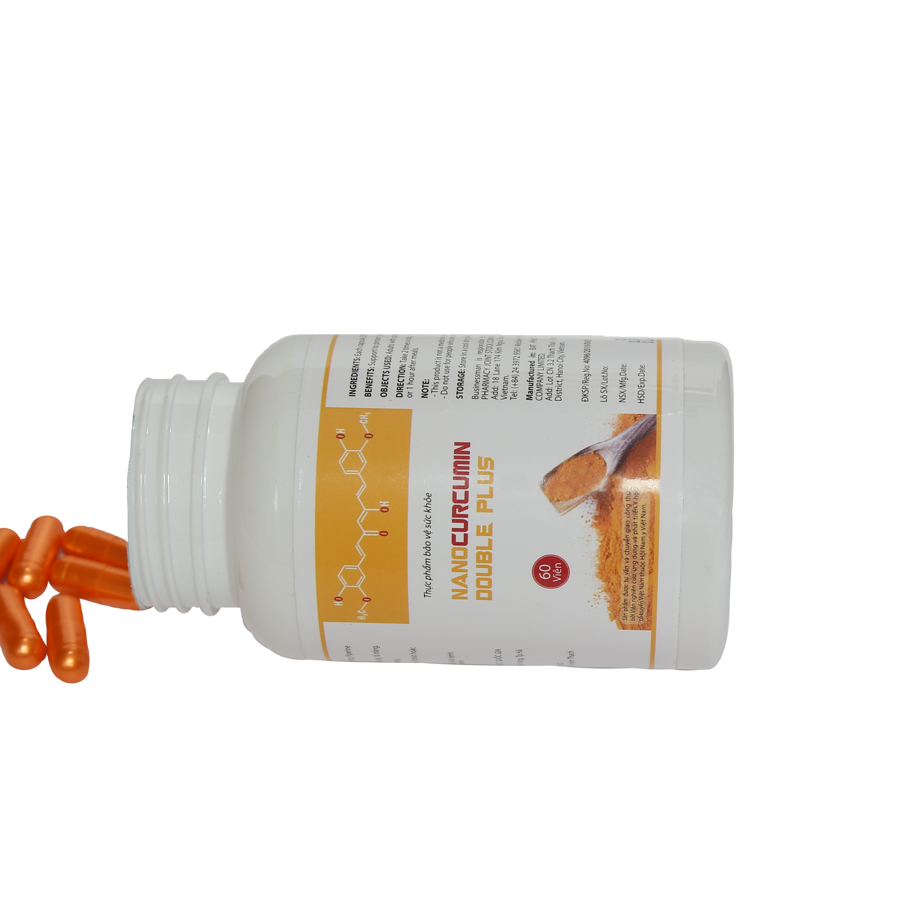 Thực phẩm bảo vệ sức khỏe Nanocurcumin Double plus