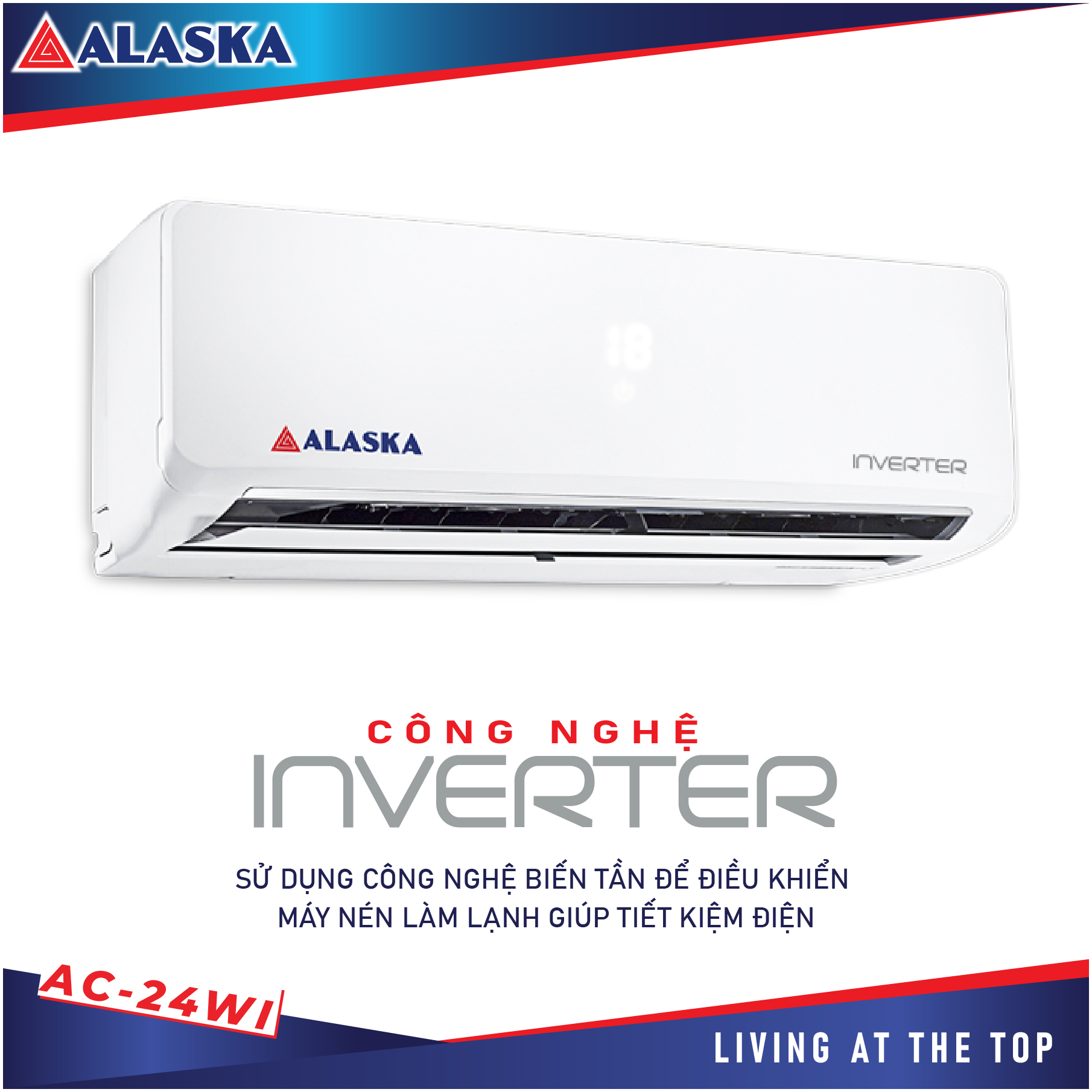 Máy Lạnh ALASKA INVERTER AC-24WI 2.5HP - Hàng Chính Hãng -Chỉ Giao Tại HCM