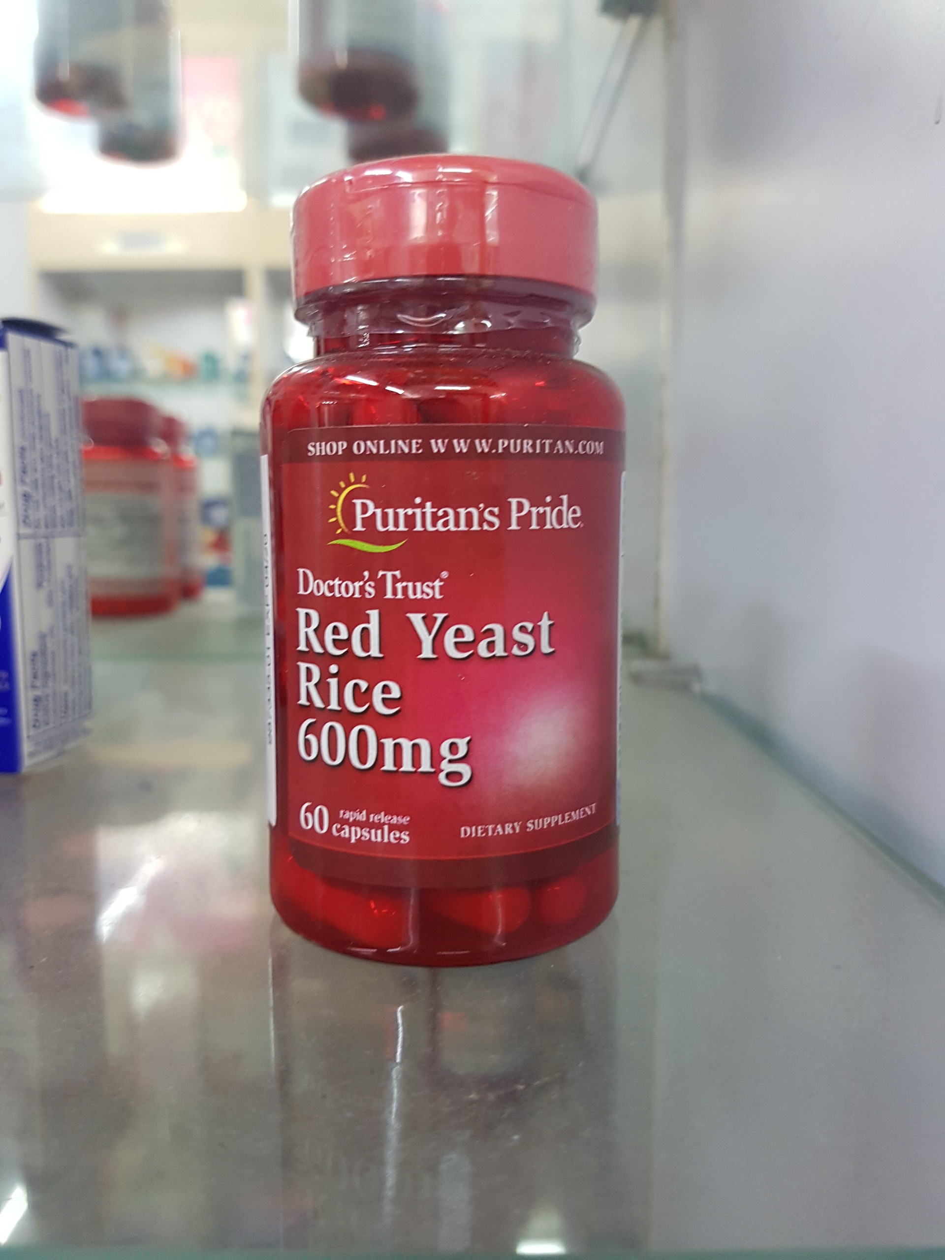 Thực phẩm bảo vệ sức khỏe Gạo lứt đỏ - Red Yeast Rice 600 mg