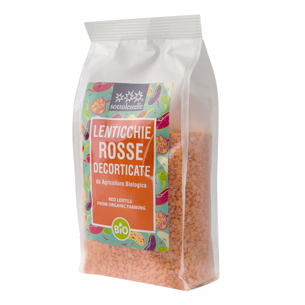 Đậu lăng đỏ hữu cơ Sottolestelle 500g Organic Red Lentils