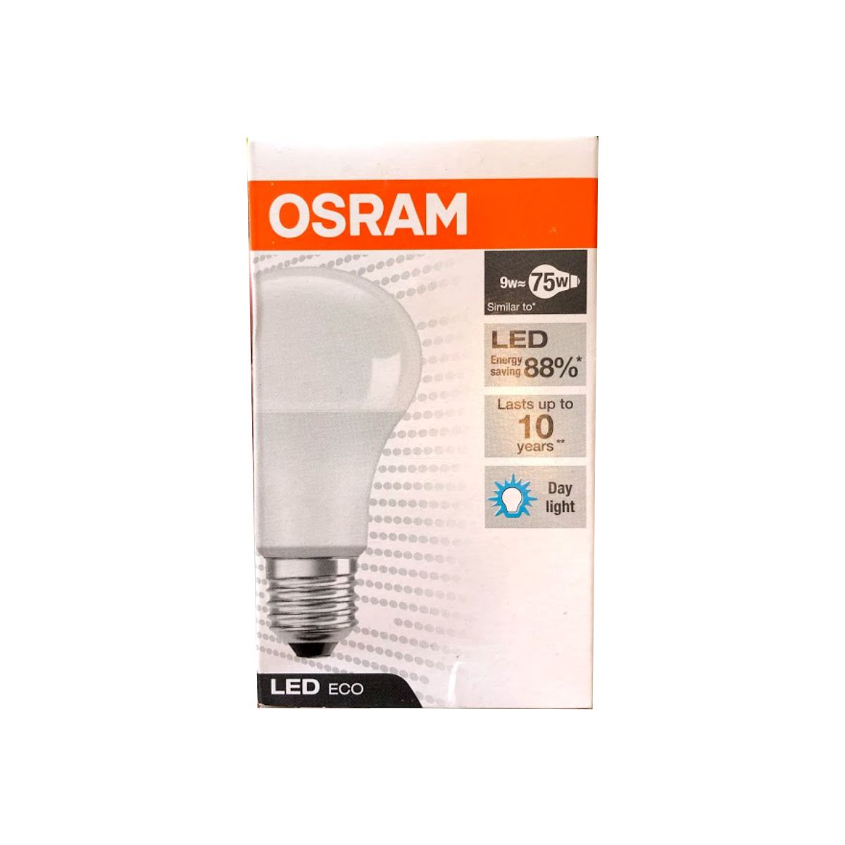 Bóng đèn LED Bulb E27 ECO CLASSIC A 9W OSRAM - Ánh sáng Trắng