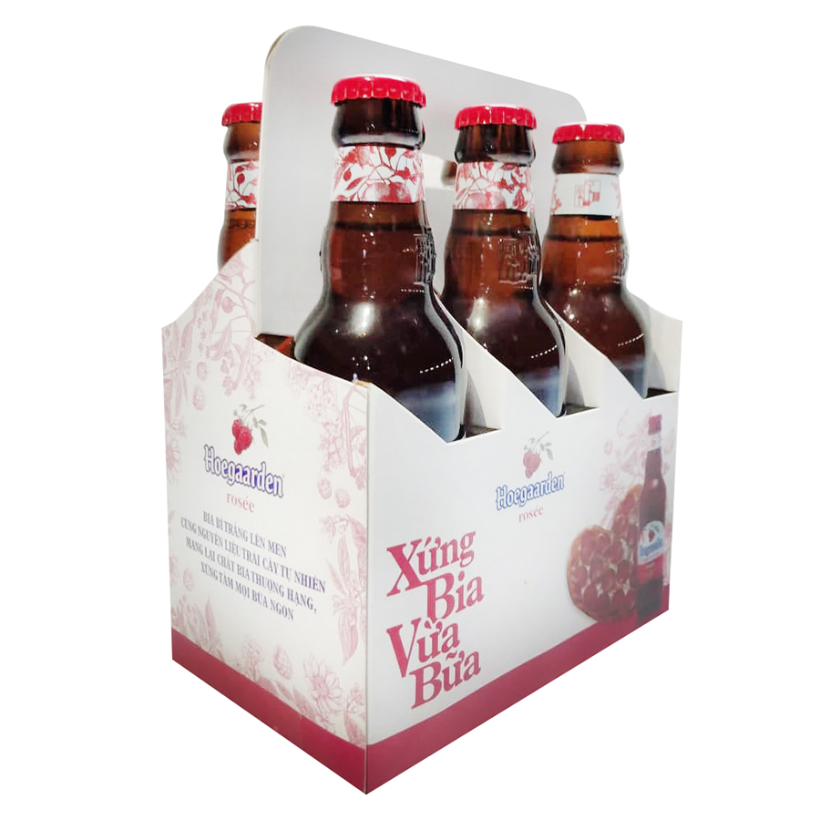 Bia Hoegaarden Rosée 250ml 6 chai