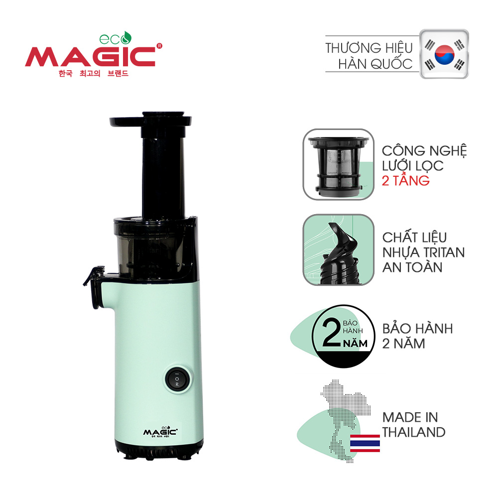 Máy ép tốc độ chậm thế hệ mới Magic Eco AC-131 (130W) - Hàng chính hãng