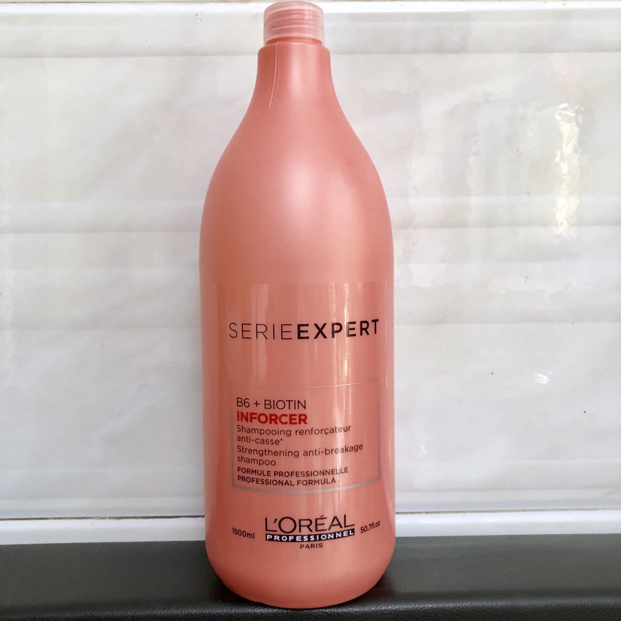 Dầu gội L'oreal Serie Expert B6 + Biotin Inforcer phục hồi ngăn gãy rụng tóc 1500ml