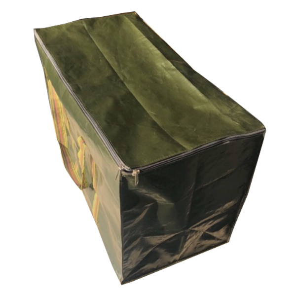 Túi bạt loại dày nhất màu tím/xanh rêu (Dành có shipper, đựng hàng buôn bán) - quai xách màu ngẫu nhiên