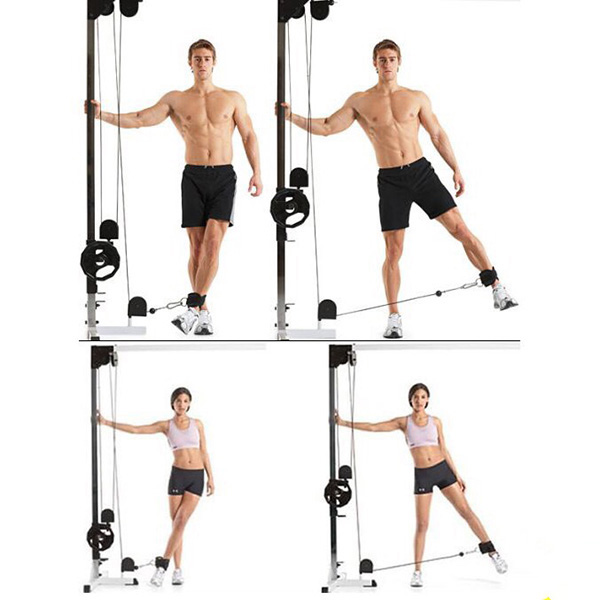 Quấn Cổ Chân GYM Hỗ Trợ Tập Mông Chân Với Cáp Kickback Aolikes
