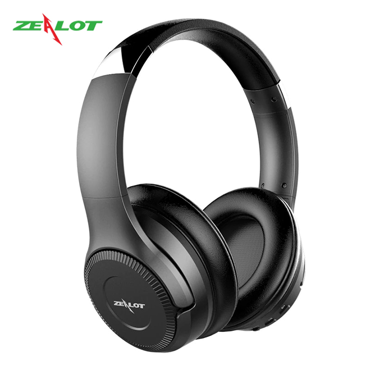 Tai nghe chụp tai Zealot kết nối bluetooth không dây với điện thoại máy tính nghe nhạc xem phim chơi game headphone có cảm ứng cực chất hàng chính hãng