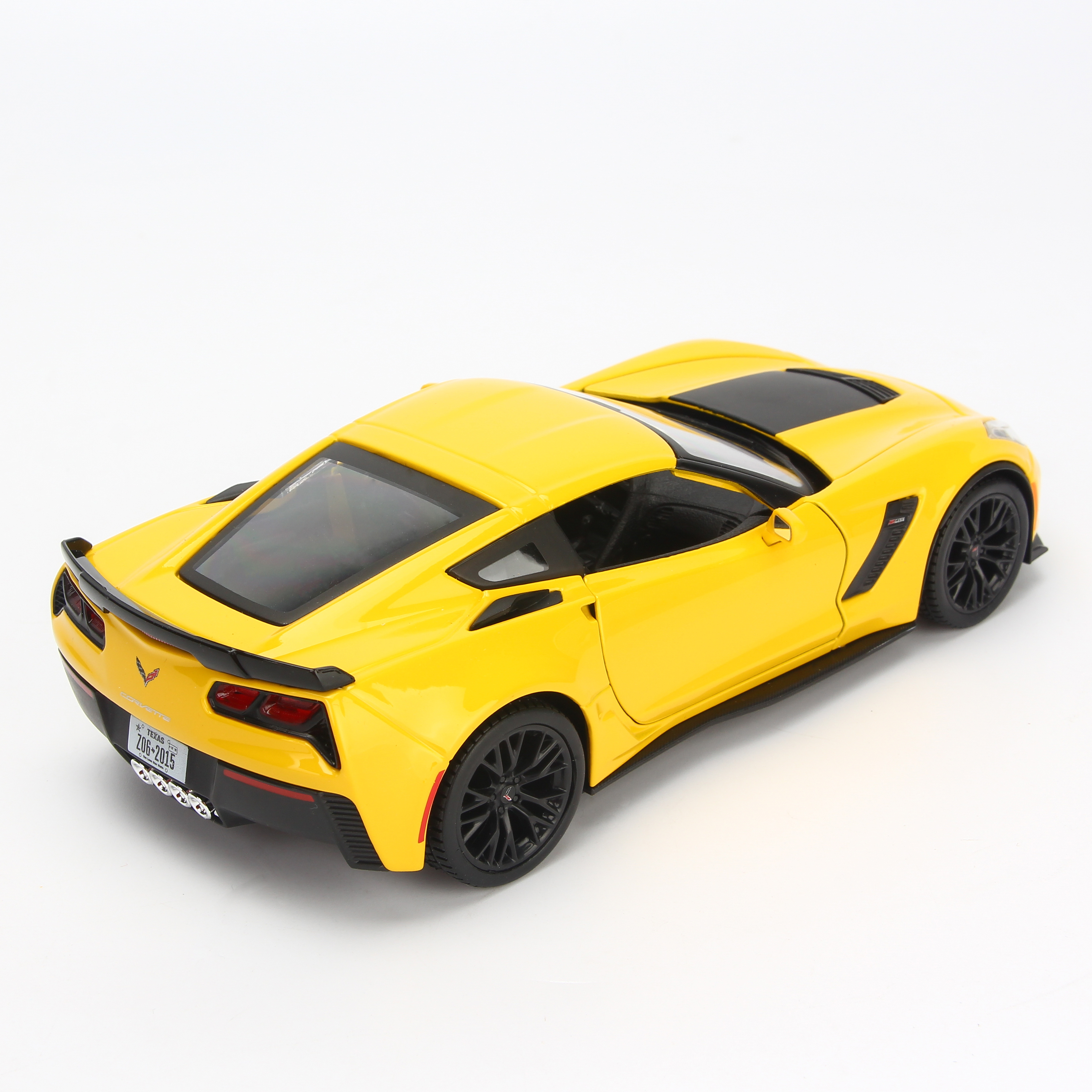 Hình ảnh Mô Hình Xe Corvette Z06 Yellow 1:24 Maisto MH-31133