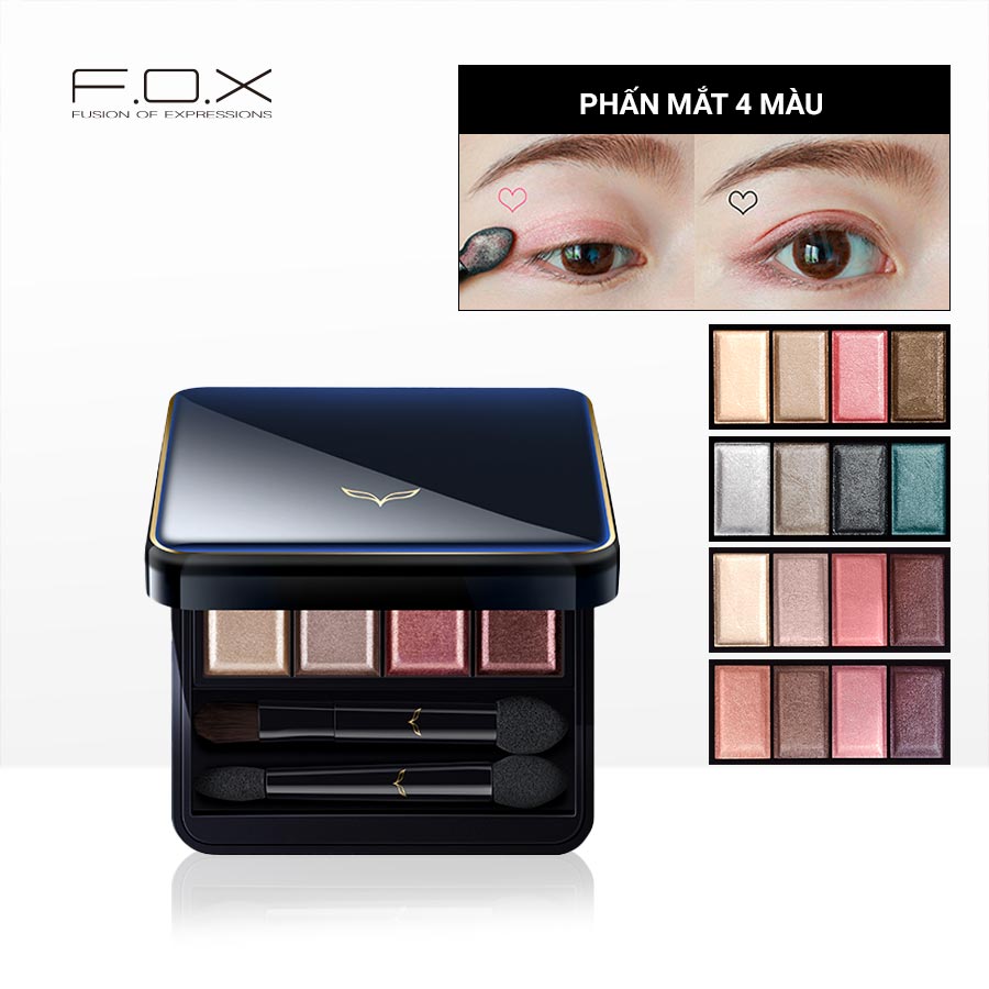 Phấn Mắt 4 Màu FOX Eyeshadow Palette 6.5g