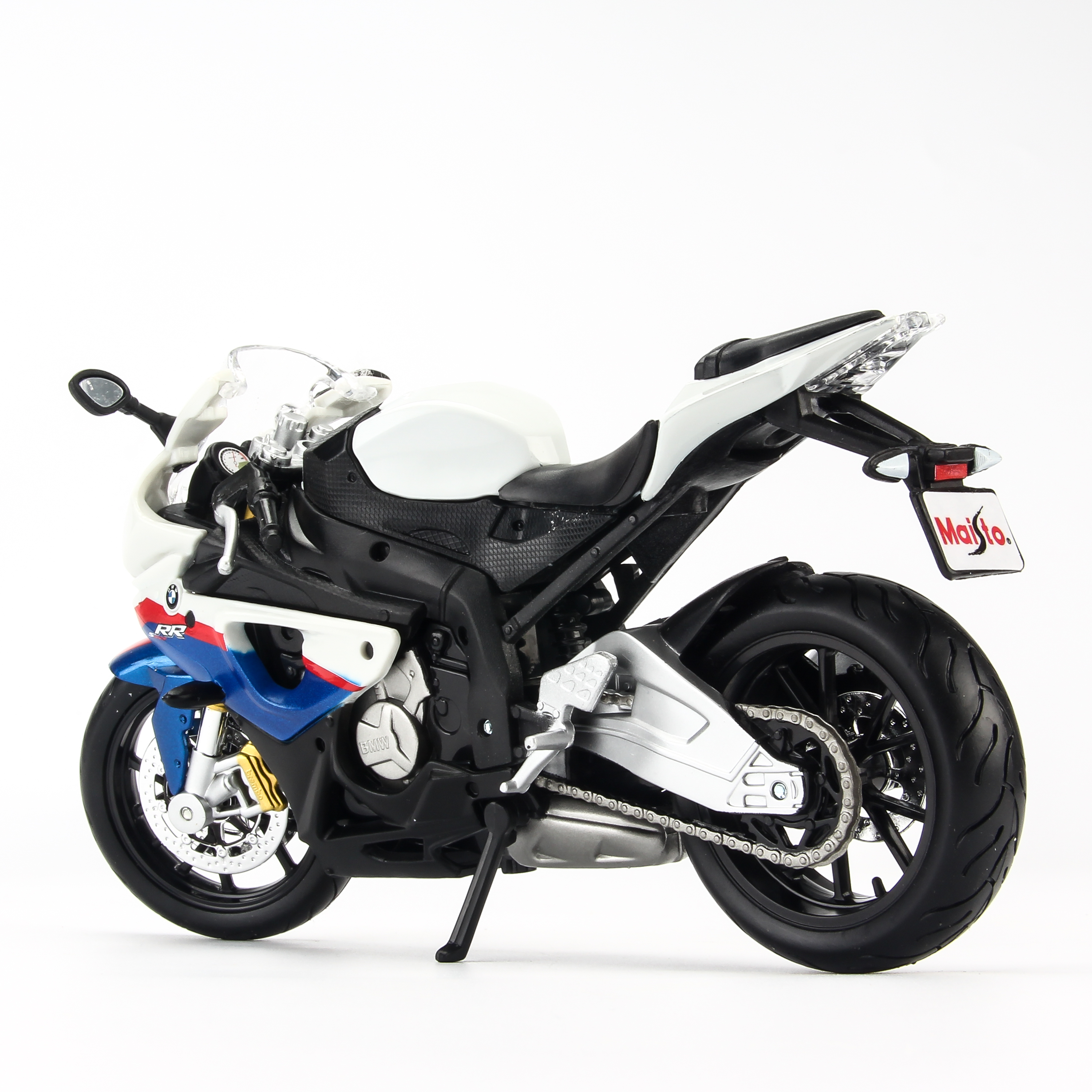 Mô Hình Xe Bmw S1000RR White 1:12 Maisto MH-31101-2