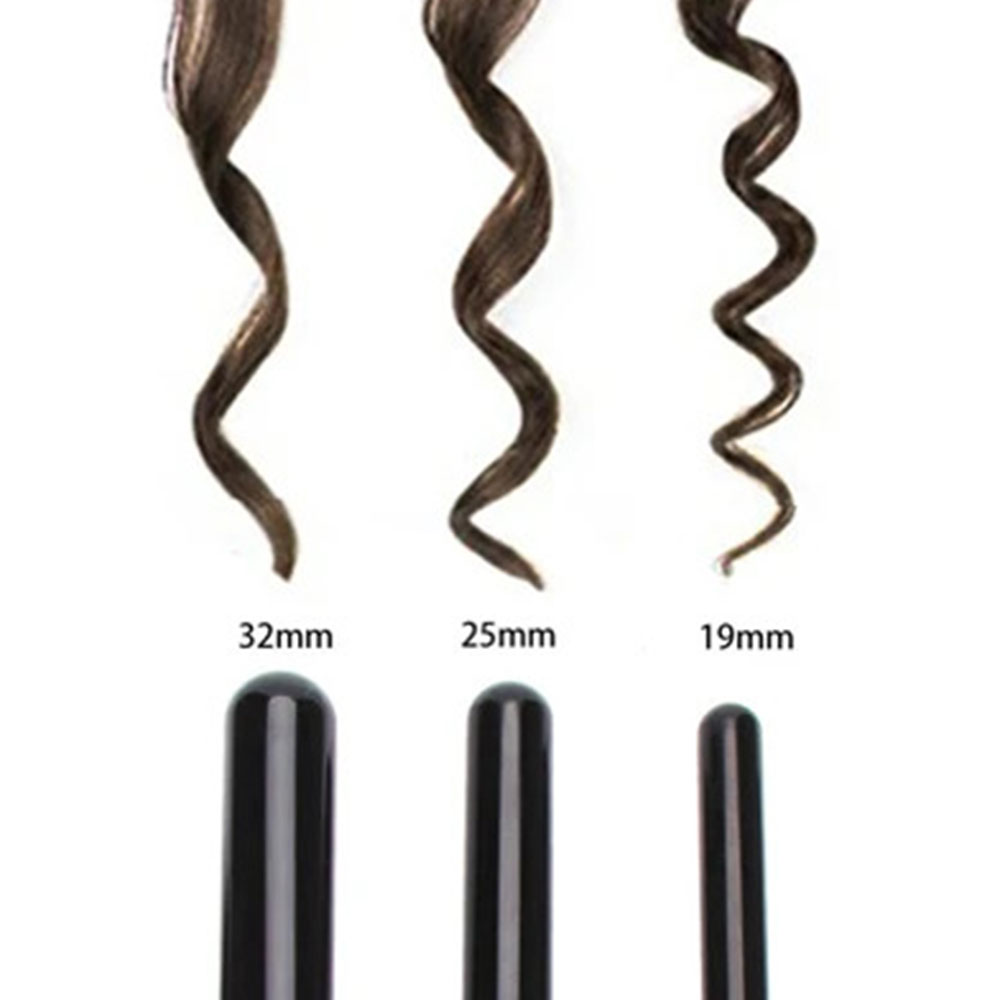 Máy Uốn Kỹ Thuật Số PYT Digital Curling Wand 25mm - Màu Vàng - Tặng Kèm Găng Tay Chịu Nhiệt