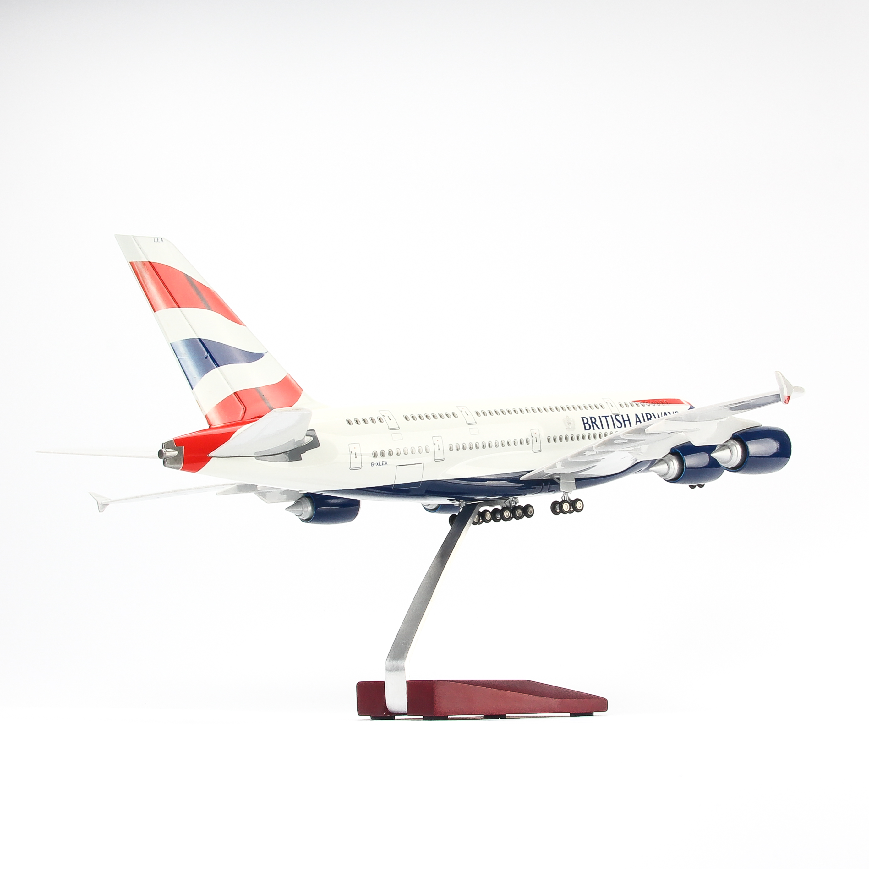 Mô Hình Máy Bay AIRBUS A380 BRITISH AIRWAYS 1:160 EVERFLY (47CM CÓ ĐÈN LED)