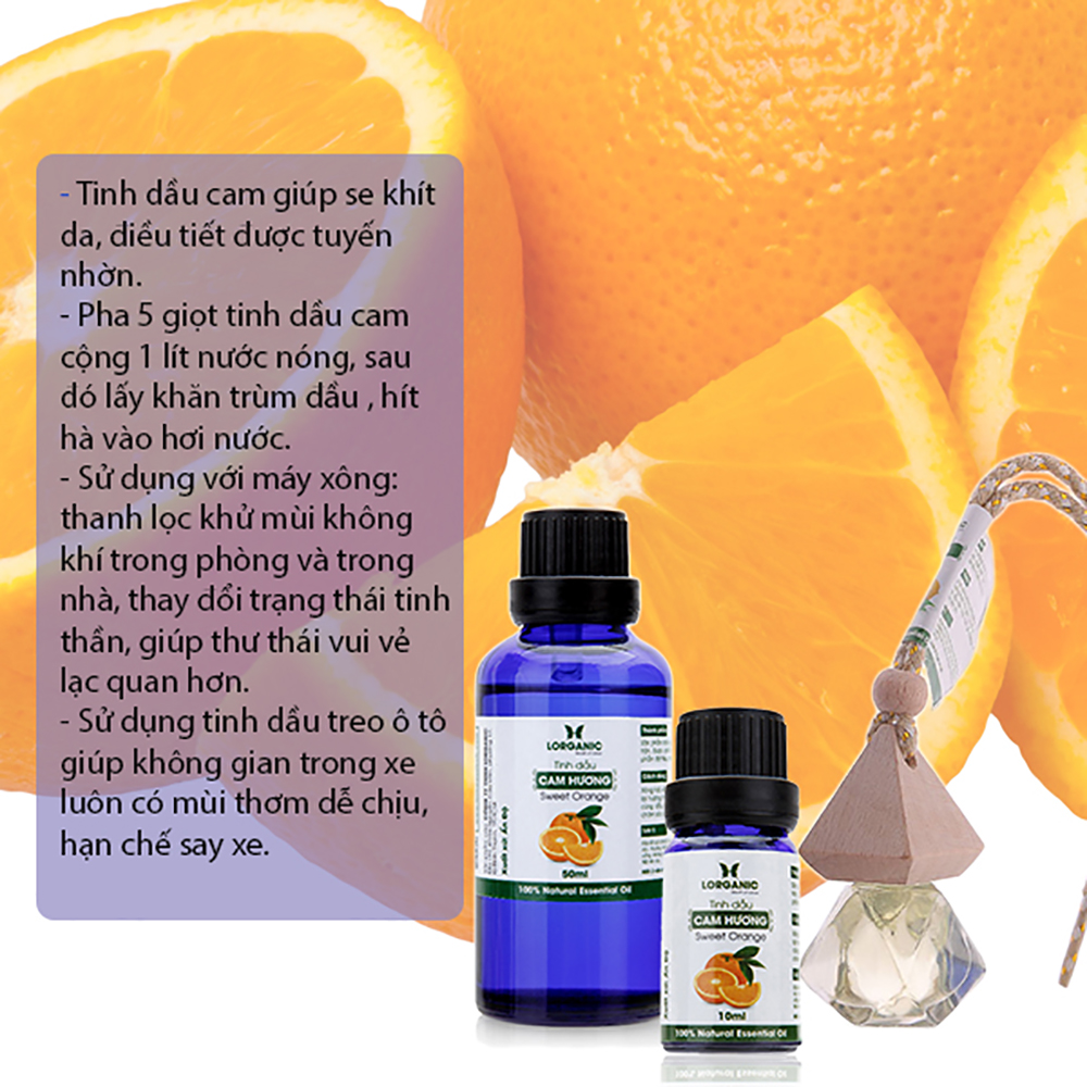 Combo Máy khuếch tán/ máy xông tinh dầu Bí Ngô gỗ vàng Lorganic FX2026 + tinh dầu sả chanh + tinh dầu cam Lorganic