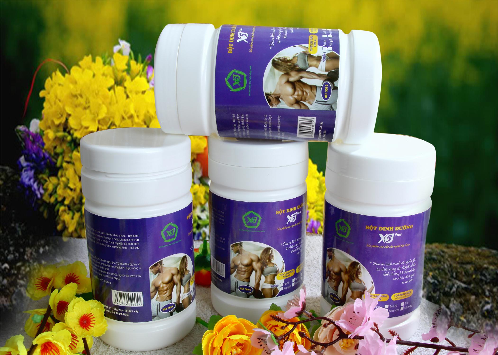 Bột dinh dưỡng X5 dành cho người tập thể thao: Có Lòng Trắng Trứng Đạm Whey Giúp Tăng Cơ, Giảm Mỡ (Ngũ cốc tập Gym- thể thao)