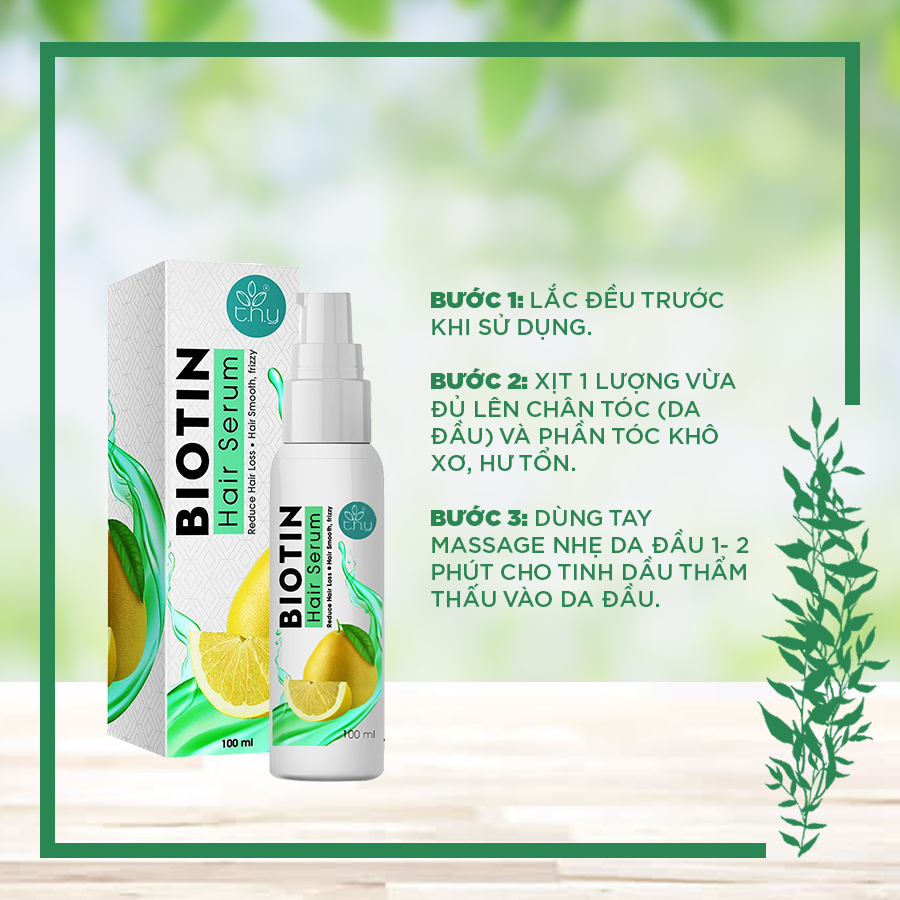 Biotin Hair Serum - T.H.Y (Sản Phẩm Chính Hãng)