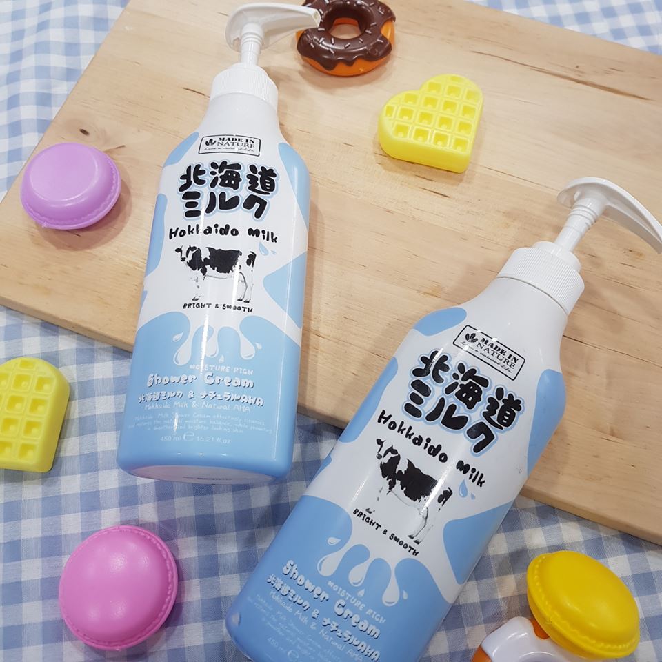 Sữa Tắm Dưỡng Ẩm Và Sáng Mịn Da Beauty Buffet Hokkaido Made In Nature 450ml