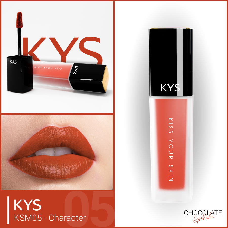 Son Chocolate Matte Lipstick KYS – CHARACTER CAM CHÁY