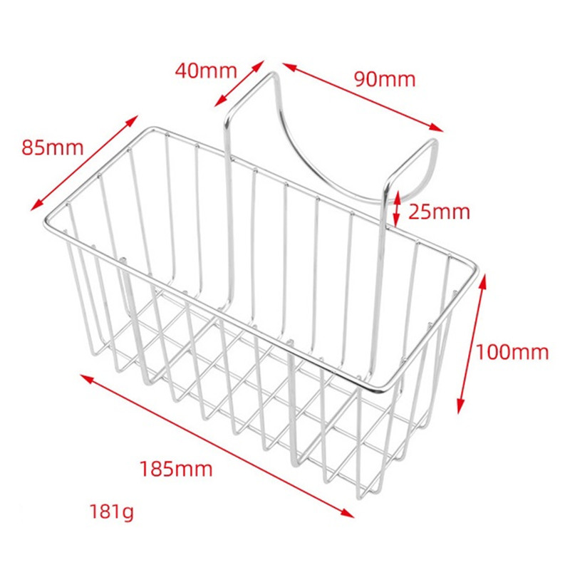 Kệ rổ inox 304 treo thành bồn rửa chén / Rổ inox treo bồn rửa chén