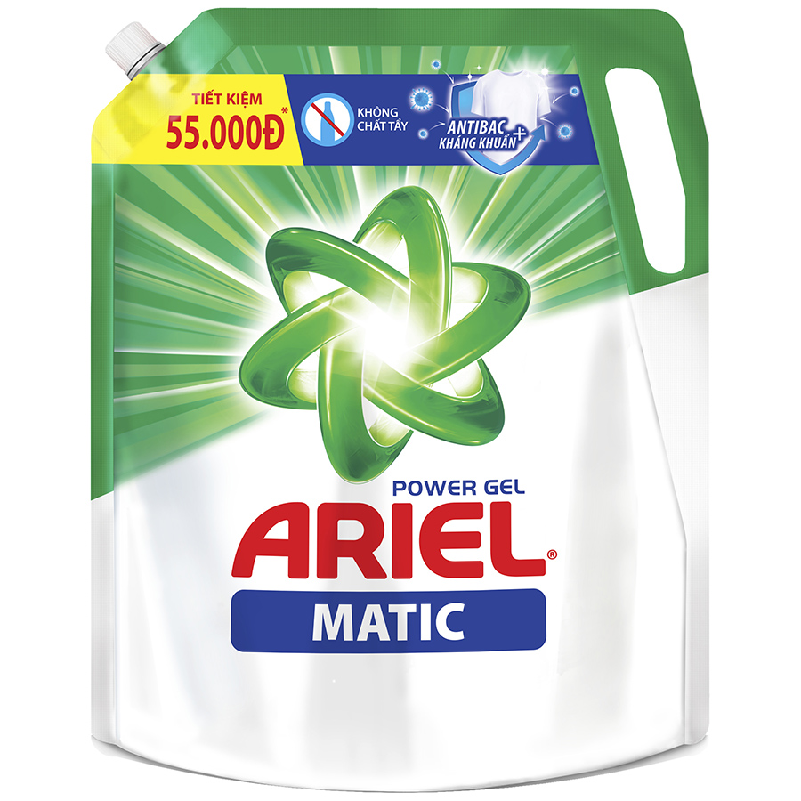 Nước Giặt Ariel Matic Giữ Màu Túi 2.1Kg