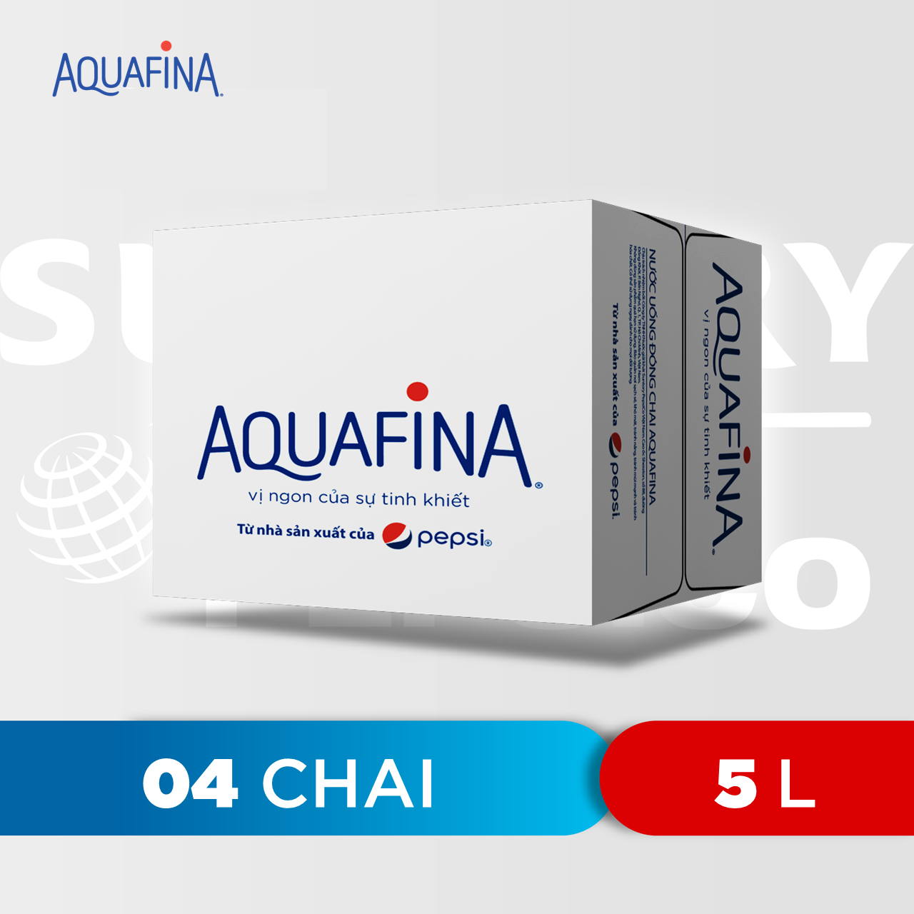 Thùng 4 Chai Nước Uống Aquafina