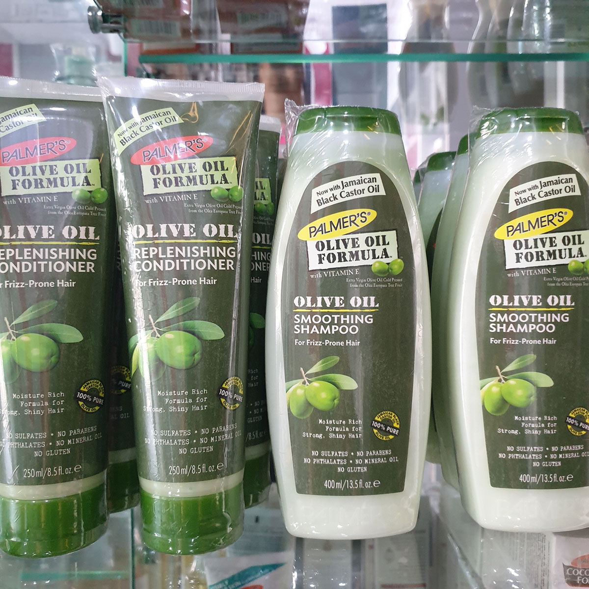 Bộ dầu gội 400ml và dầu xã 250ml nuôi dưỡng ngăn rụng tóc bảo vệ da dầu Olive Palmer's Olive Oil Formula
