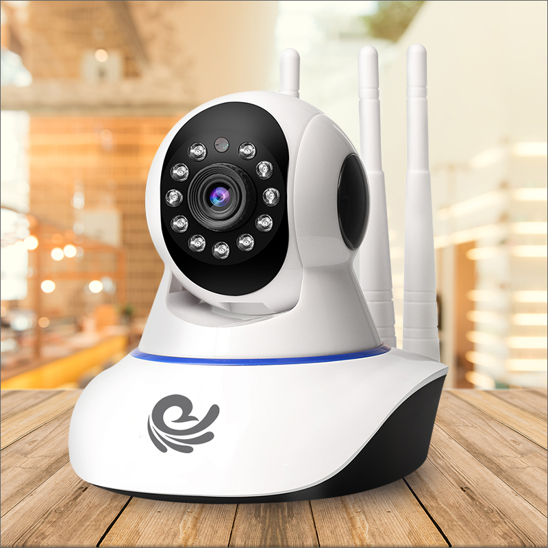 Camera Wifi- Carecam IP Kết Nối Wifi Không Dây Trong Nhà 3 Râu CC1021 Siêu Nét 2.0 FullHD 1920x1080p - Dùng APP CARECAM PRO - Hàng Nhập Khẩu