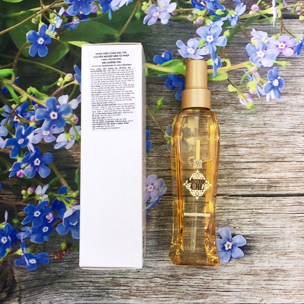 Tinh dầu L'oreal Mythic oil Nourishing Serum dưỡng bóng mượt tóc 100ml (MO) - Chính Hãng