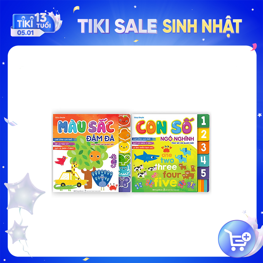 Combo Con Số Ngộ Nghĩnh và Màu Sắc Đậm Đà