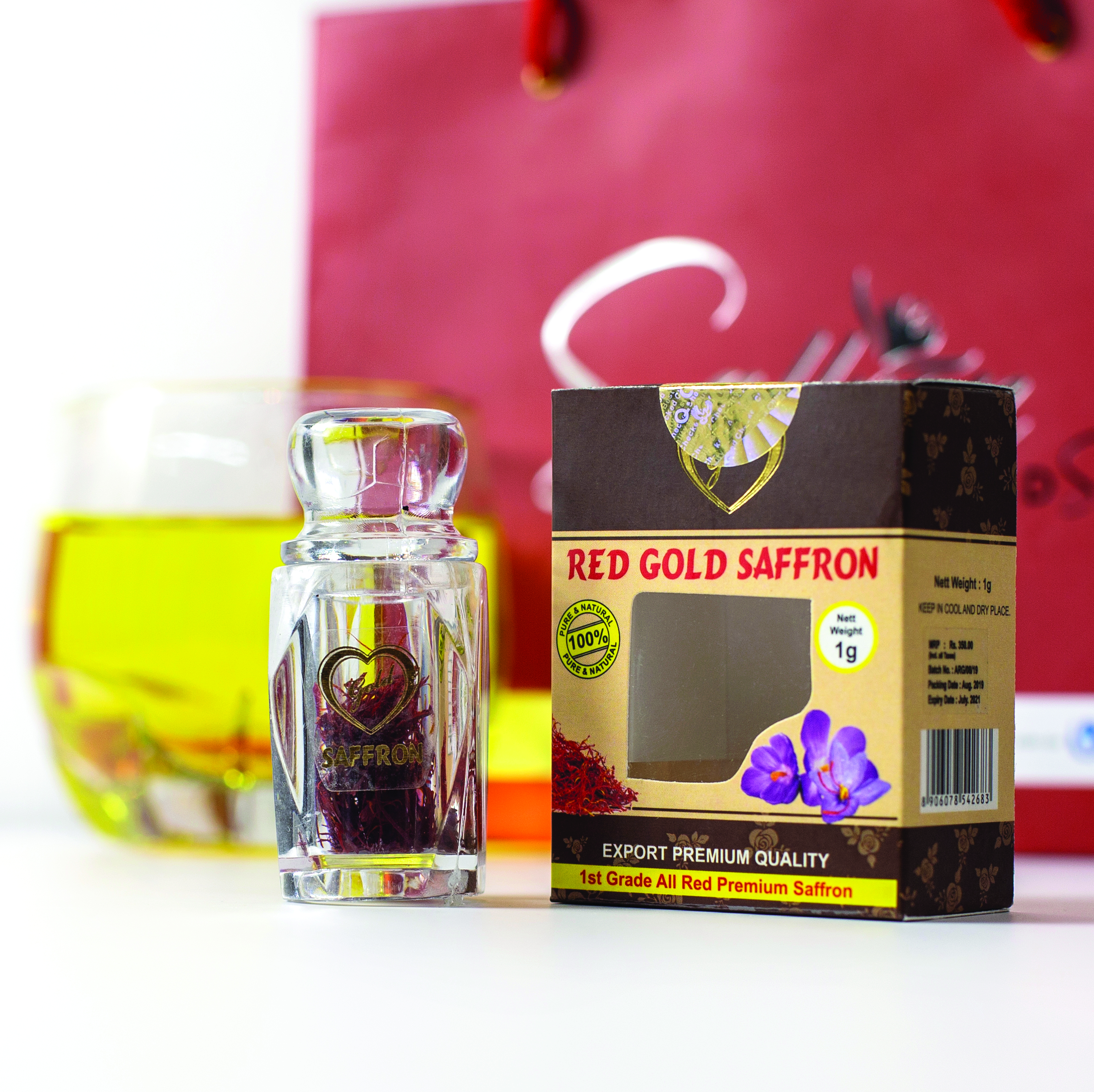 Nhụy hoa nghệ tây Red Gold Saffron hộp 1g