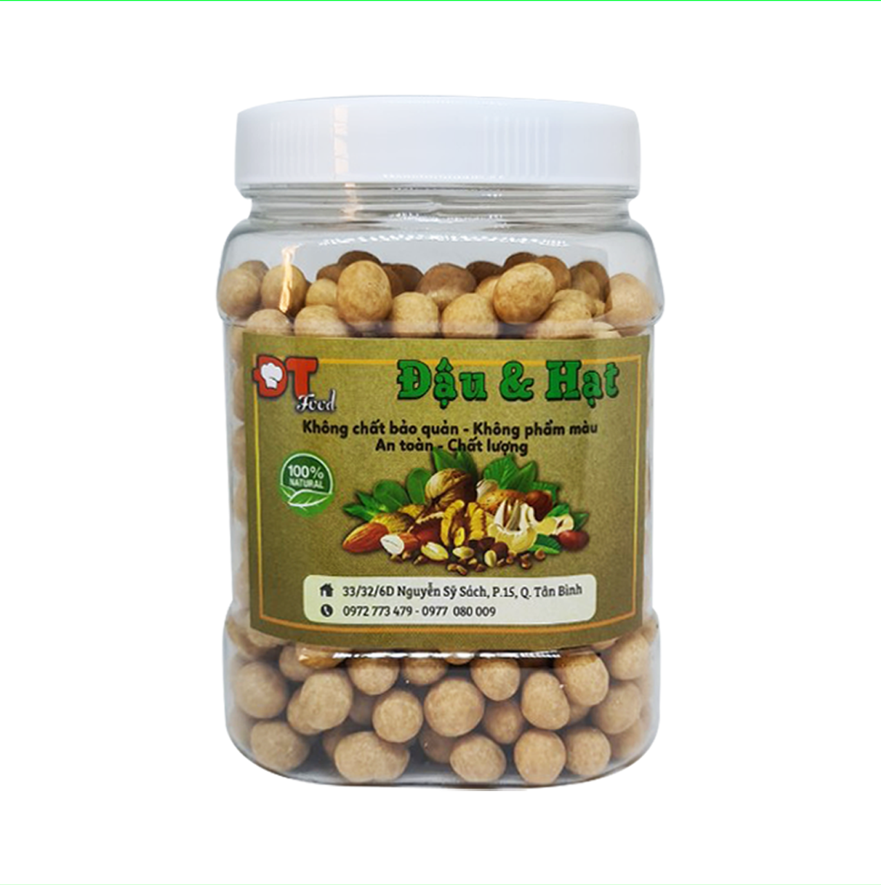 Đậu phộng da cá cốt dừa DTFood 1kg - Thơm ngon bổ dưỡng