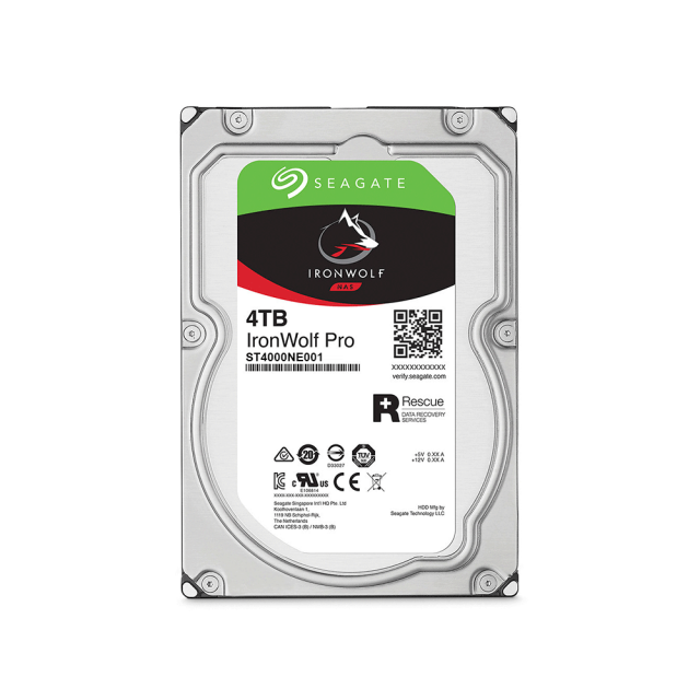 Ổ Cứng HDD NAS Storage Seagate IronWolf Pro 4TB/256MB/3.5 7200RPM - ST4000NE001 - Hàng Chính Hãng