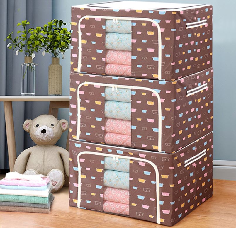 Bộ 3 Túi Đựng Chăn Màn Khung Sắt Gấp Gọn miDoctor