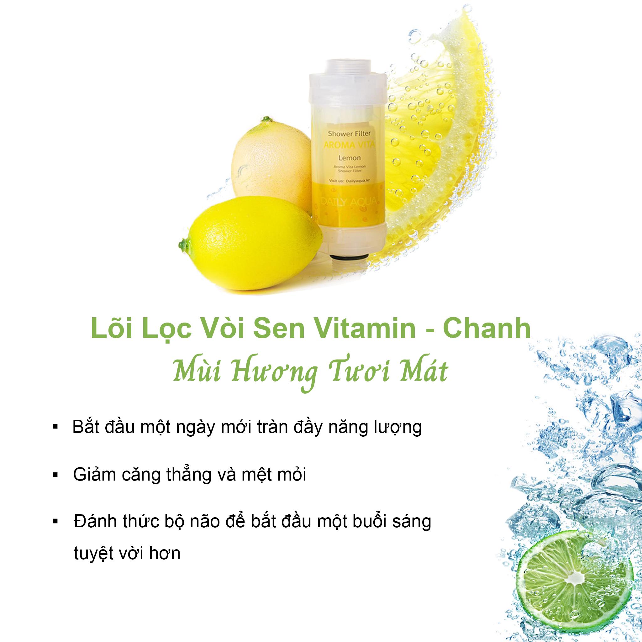 Lõi Lọc Nước Vitamin C Daily Aqua - Hương Chanh - Dailyaqua
