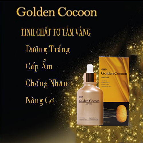 Tinh chất serum dưỡng da kén tơ tằm vàng Golden Cocoon Ampoule