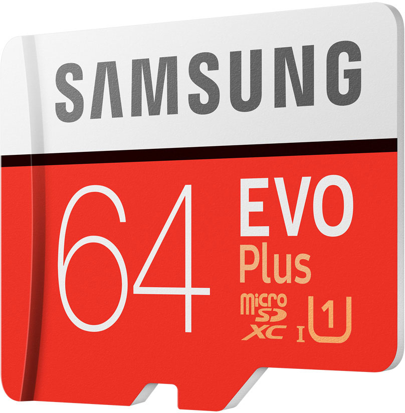 Thẻ Nhớ Micro SD Samsung Evo Plus 64GB Class 10 - 100MB/s (Kèm Adapter) - Hàng Chính Hãng